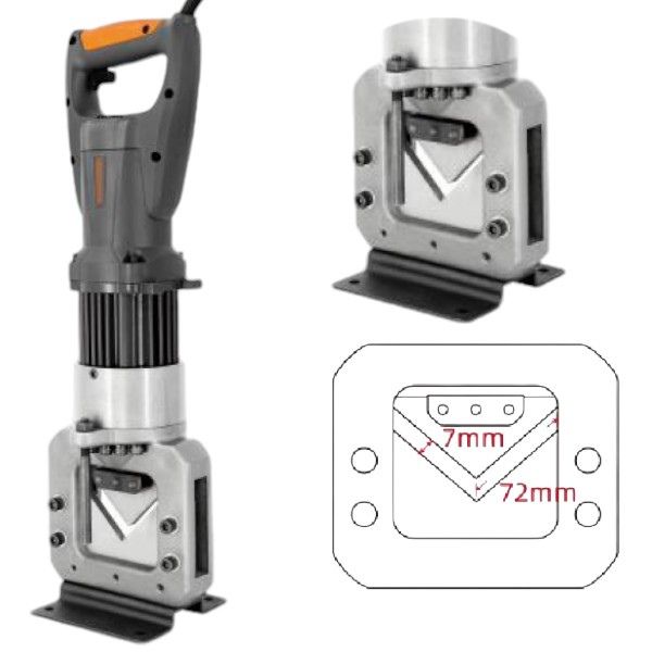 Máy chặt sắt V thủy lực cầm tay